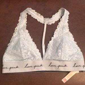 PINK! Lightly Lined Bralette || New. Never Worn